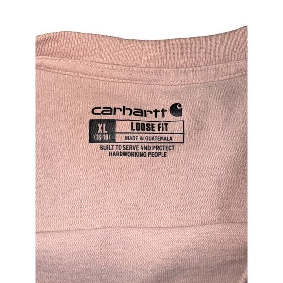Carhartt Loose Fit Long Sleeve Tee with Logo Sz XL - Picture 2 of 4